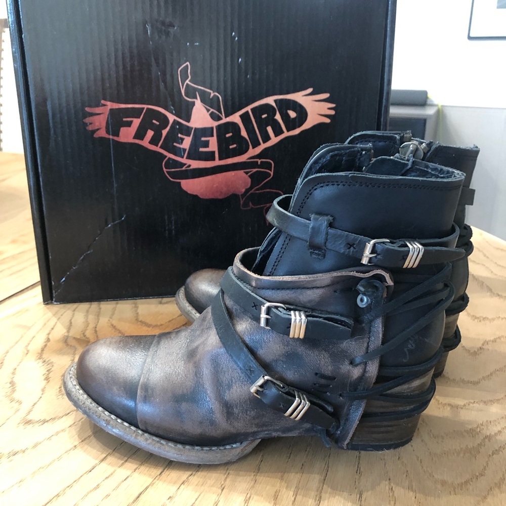FREEBIRD Ankle Boots- Beautiful leather- worn once!